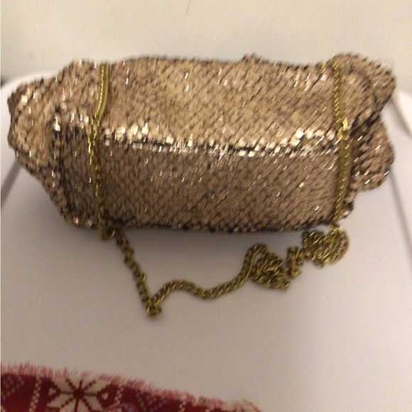 ANTHROPOLOGIE GOLD BAG NWT # wedding #;party - Picture 8 of 10